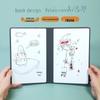 A5 Erasable Leather Whiteboard Notebook for Office Efficiency