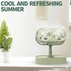 Telescopic Mini Table Fan Folding Air Cooler USB Desktop Small Fan  Running