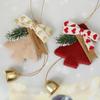 Плюшевые елочные колокольчики подвеска елка подвесное украшение веселые рождественские украшения для дома новогодние подарки Navidad