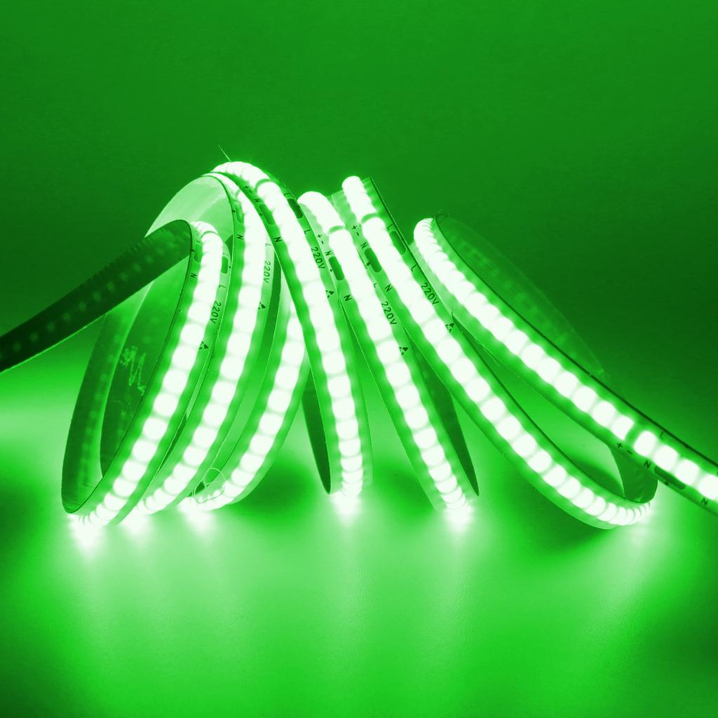 220V COB LED Strip Light No Need Driver 240LEDs/m 5m 10m 15m 20m Linear Light Tape Red/Blue/Green/Pink/White For Home Lighting