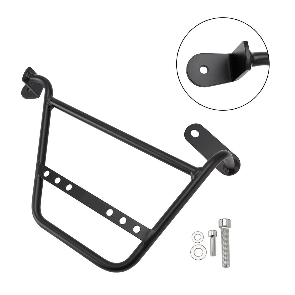 Багажник Боковые крепления для кофров Черный Для Guzzi V7 750Cc 21-24