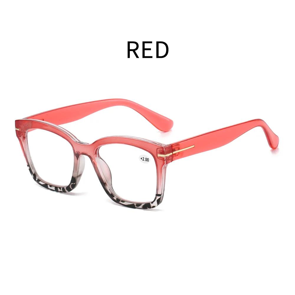 Fashionable Oversized-Frame Reading Glasses With High-Definition Lenses Women'S Ins Style Luxury Brand Designer Popular Eyewear