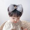 Summer Mesh Bow Baby Headband - Korean Style Floral Accessory for Newborn Girls
