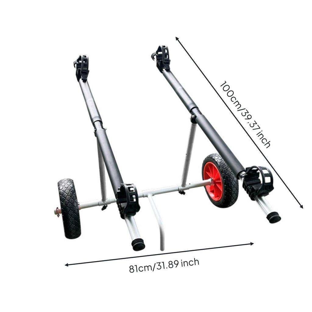 Inflatable Boat Carrier Easy to Move Surfboard Trolley Portable for Beach