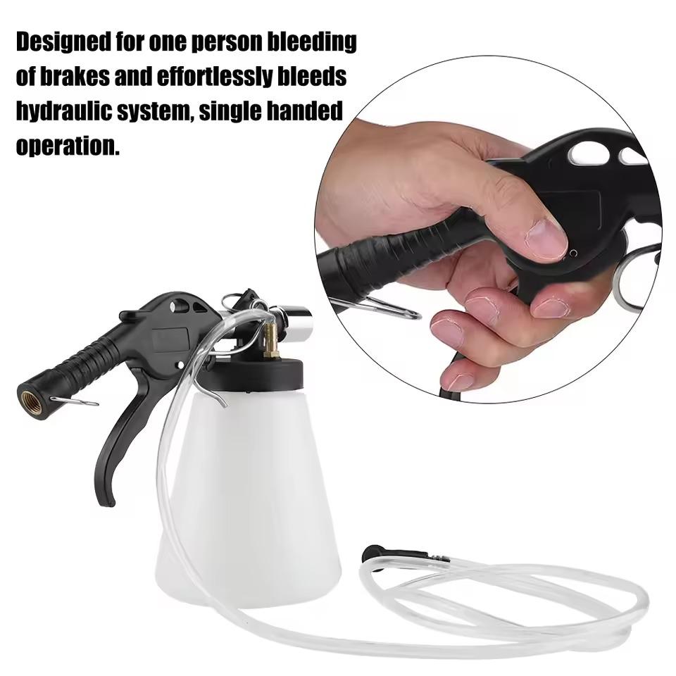 Пневматический сменщик тормозной жидкости для автомобиля Автомобильная тормозная жидкость Выпускной штуцер тормозного насоса Автомобиль Грузовик Мотоцикл Комплект для замены тормозного масла