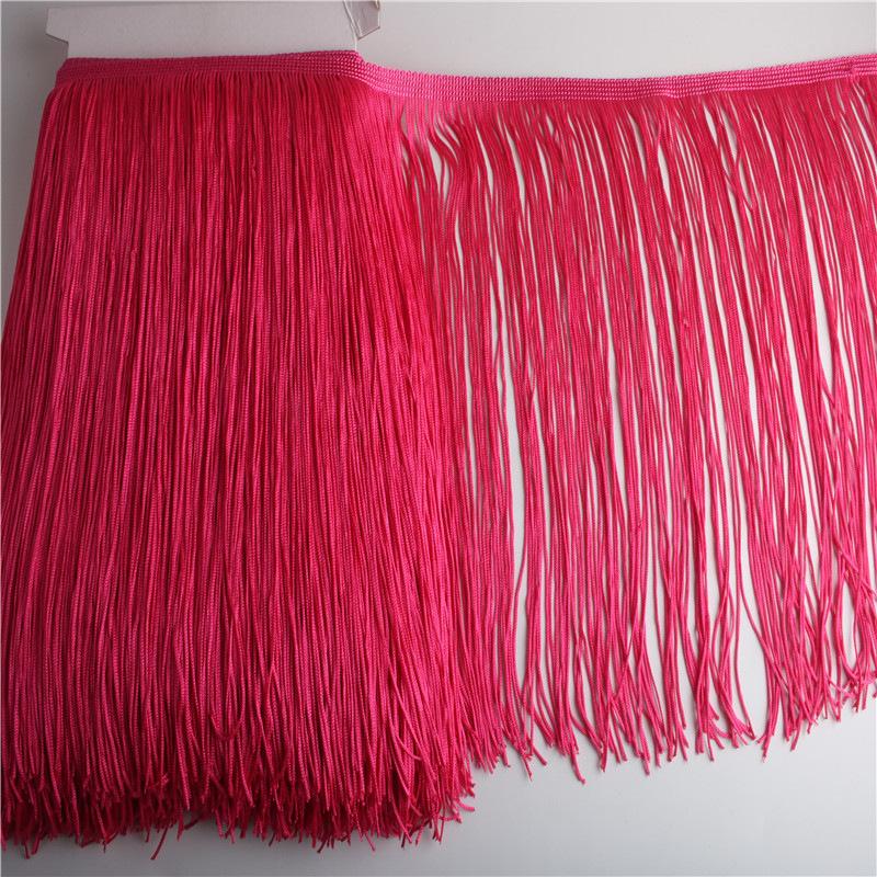 Шифрование Утолщенный 30 см Широкий Полиэстер Ряд Борода Латиноамериканские Танцы Бахрома Кружево Танцевальная Одежда Аксессуары