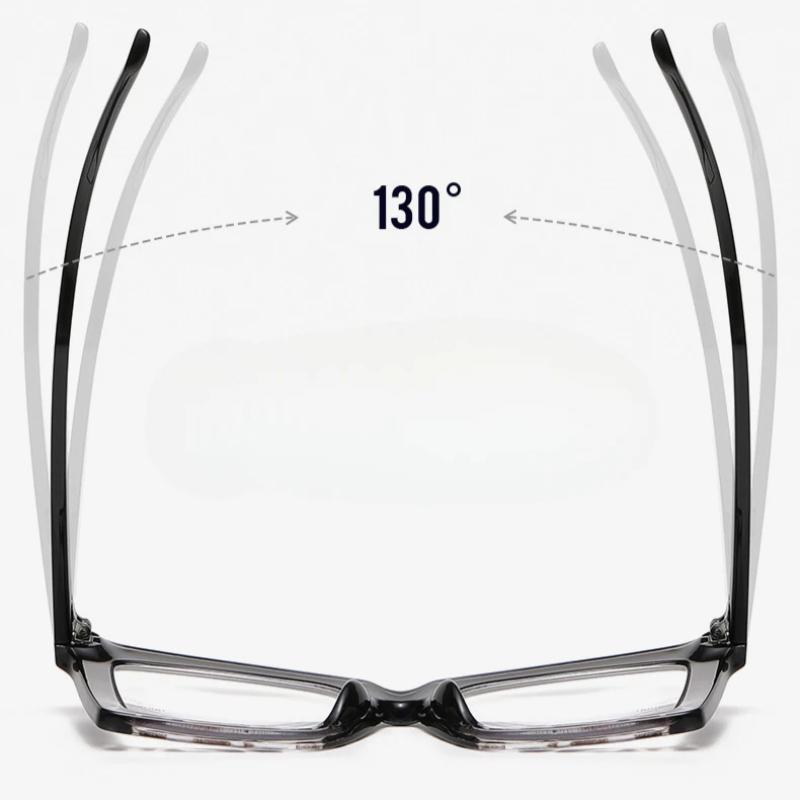 2025 Overseized Photochromic Anti Blue Light Reading Glasses Large Frame Presbyopia Eyewear Color Changing Eyeglasses 0 To +4.0