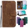 Retro Lovely Tiger Leather Case For Infinix Hot50i/Hot50/Smart 8/Zero30 Kickstand Wallet Card Slots Book Cover for Infinix Note 30 30i 20i 20S Holster