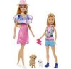 Кукла Barbie Стейси и Барби 2-пак с блондинистыми волосами и голубыми глазами в летних нарядах HRM09