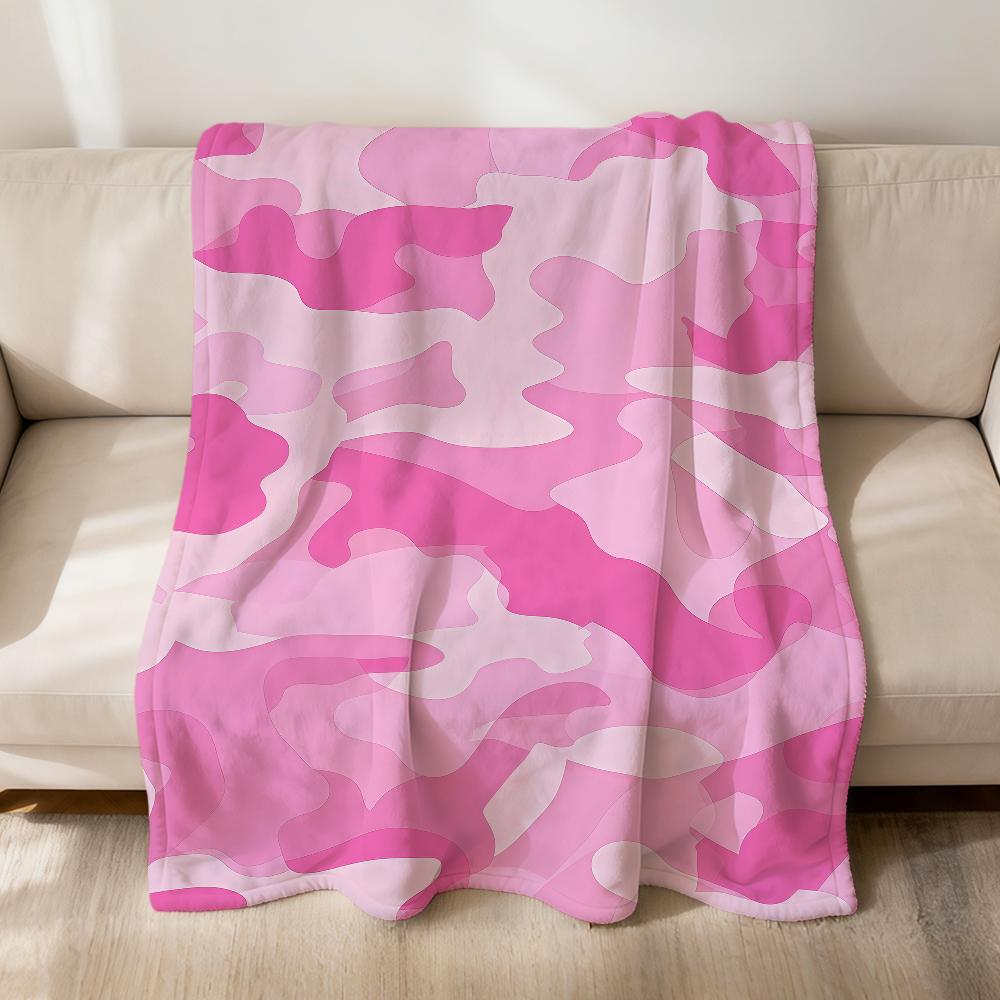 Fashion Retro Colorful Camouflage Art Flannel Soft Warm Plush Blanket Sofa Living Room Pet Hogar Bedroom Gift Home Car Portable