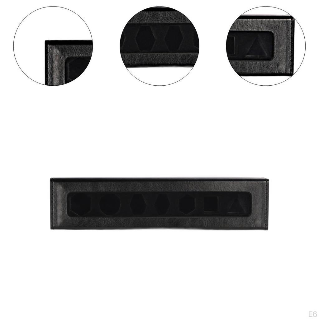 Dice Holder Box with Cover for Tabletop Games, Clear View Storage Case