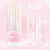 5 шт./кор. Ins Aesthetic Blush Gradient Color Gel Pen Kawaii Girls Stationery 0,5+0,38 мм Black Ink Quick-dr Test Note Writing Pen