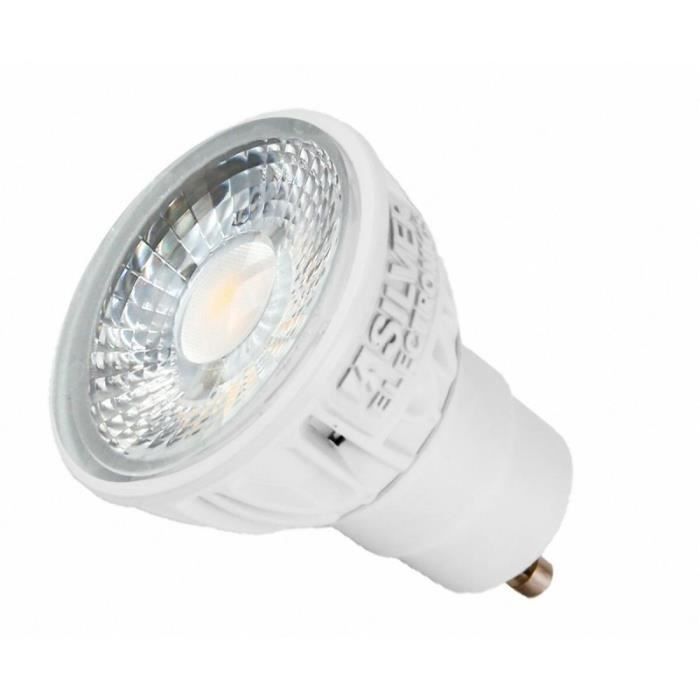 Lampe LED - SILVER ELECTRONICS - 460810 - 5W - GU10 - Blanc Froid - 30000h