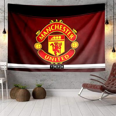 Manchester Crest Tapestry, Unique Design Tapestry, Wall Decor for Bedroom,Livingroom, Playroom,Heartwarming Fan Holiday Gifts