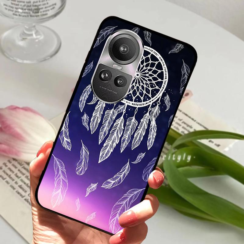 Чехол для Oppo Reno 10 5G CPH2531 Reno10 Ударопрочный Мягкий ТПУ Силиконовый Чехол для Телефона Для Oppo Reno 10 Pro 5G CPH2525 Funda Мультяшный
