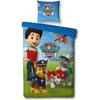 Bedding Set - Paw Patrol - Duvet Cover + Pillowcase - 140x200 Cm - 100% Polyester - Matching Bag