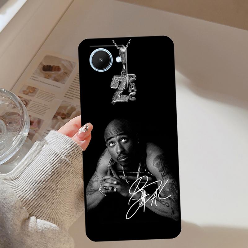 Чехол Tupac Shakur для Realme GT 7 Pro 5 GT 6 6T C67 C61 C55 C53 C51 C21Y C25S C75 10 11 12 13 14 Pro Plus
