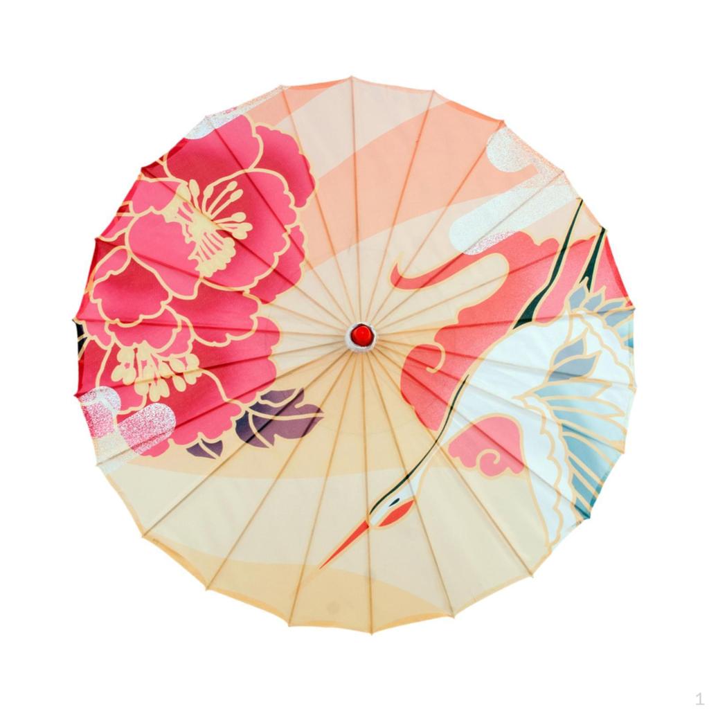 Chinese Oil Paper Umbrella, Handmade Parasol for Costumes, Dancing