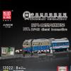 MOULD KING Серия Мировые Железные Дороги Модель Дизельного Локомотива DF4B 12022 Строительные Блоки Кирпичики Детские Игрушки Поезд Подарки для Мальчиков