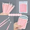 100pcs/bag & 200pcs/box Disposable MicroBrush Eyelashes Extension Individual Lash Removing Swab Micro Brush For Eyelash Extension Tools