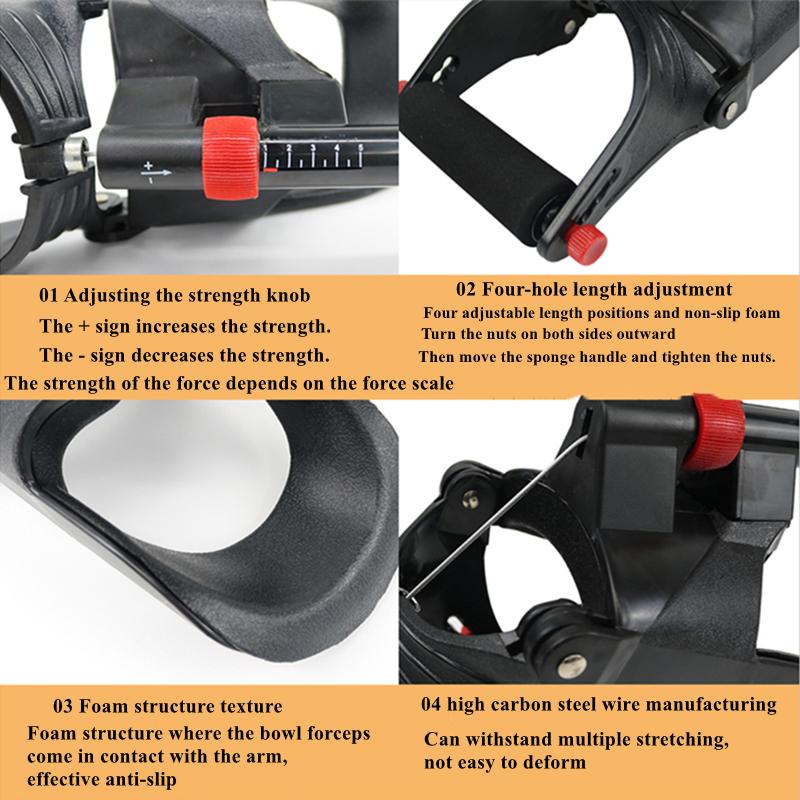 Тренажер с ручным захватом, регулируемый противоскользящий тренажер для запястий, силовой тренажер для тренировки предплечий, оборудование для тренажерного зала
