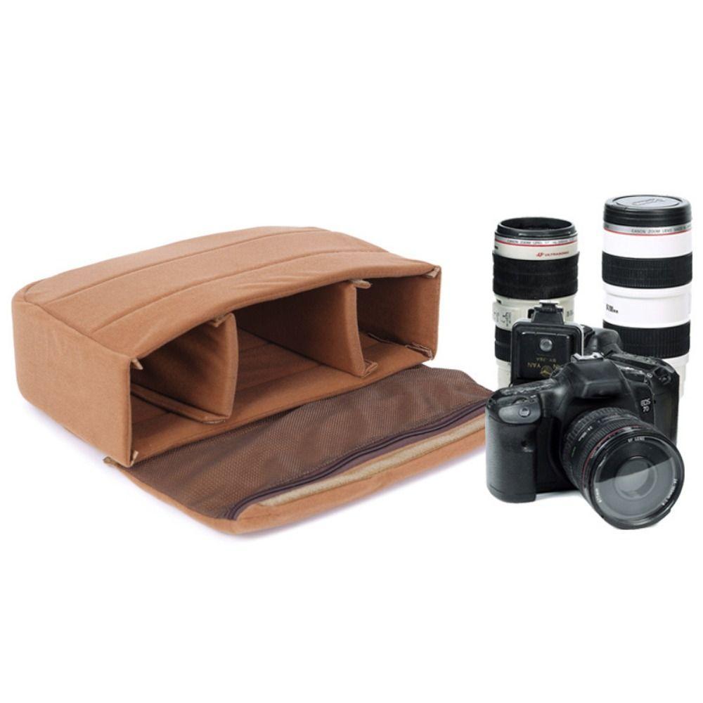 Oxford Camera Inserts Bag Super Thick Drop-Proof Insert Photography Organizer Multi-functional Waterproof Waterproof Camera Bag