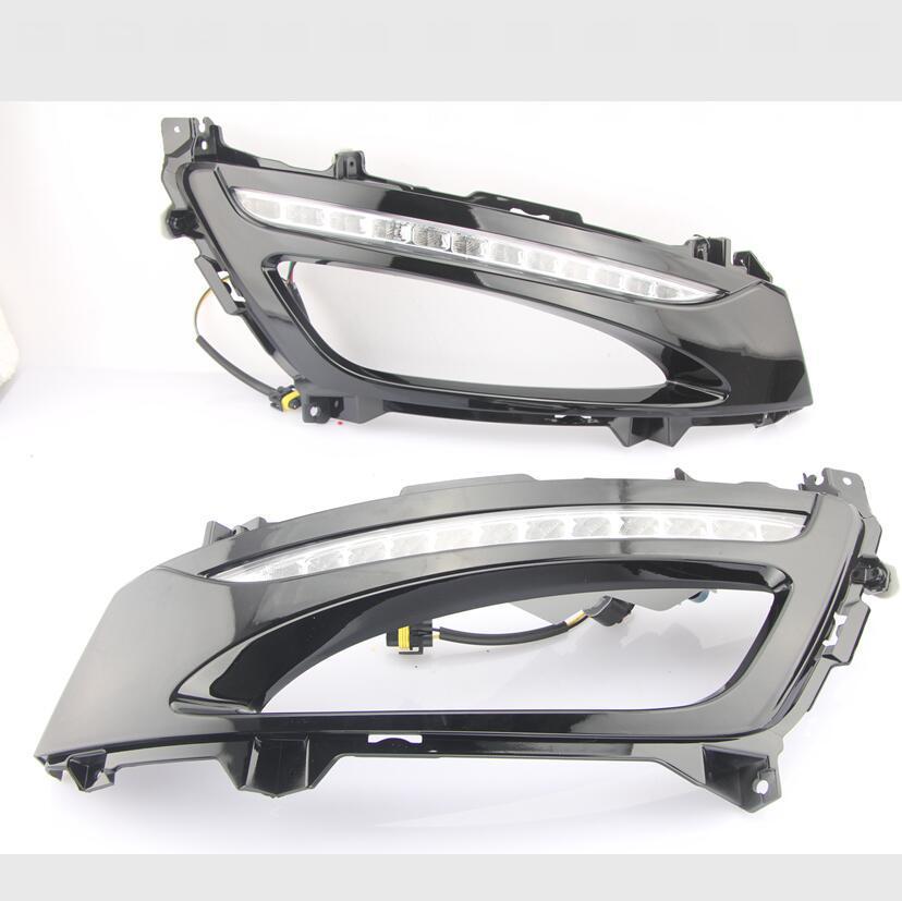 Kia K5 (2011-2013) Сборка дневных ходовых огней и противотуманных фар