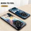 Cases For Xiaomi Poco X7 Pro Gradient Starry Sky Tempered Glass Phone Case For Poco X6 X5 Pro X4 NFC POCO F5 Pro M6 Soft TPU Bumper Shockproof Cover