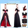 Wonderland Alice In The Red Queen Cosplay Costume Outfits Halloween Carnival