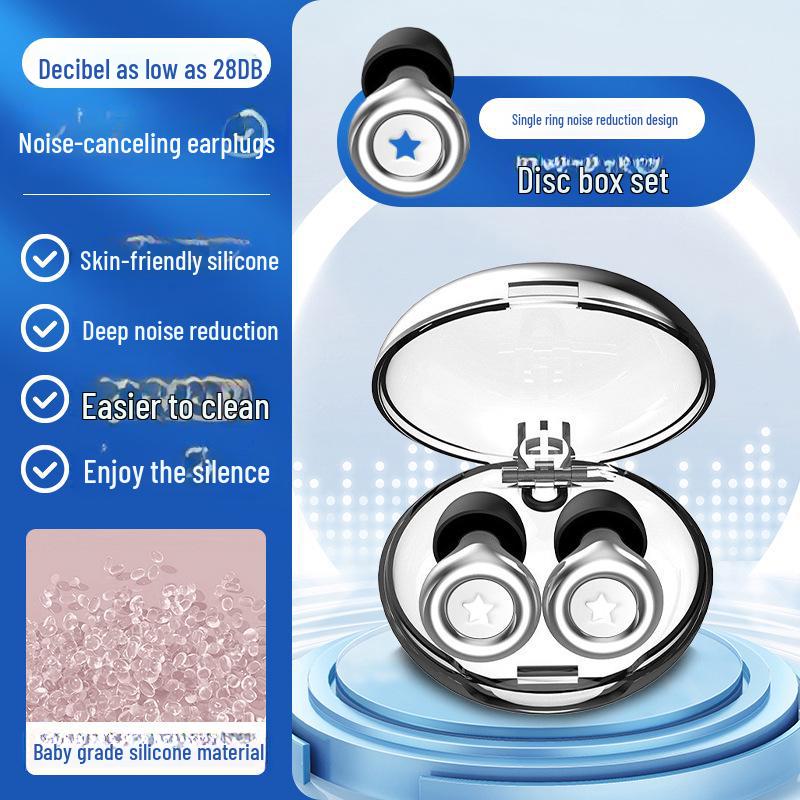 Силиконовые шумоизолирующие беруши: Водонепроницаемый, звуконепроницаемый, идеально подходит для общежитий, работы, мастерских и мест, где не спит храп