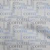 Georgette Viscose Blue Fabric Text Sewing Craft Projects Fabric Prints By Yard 42 Inch