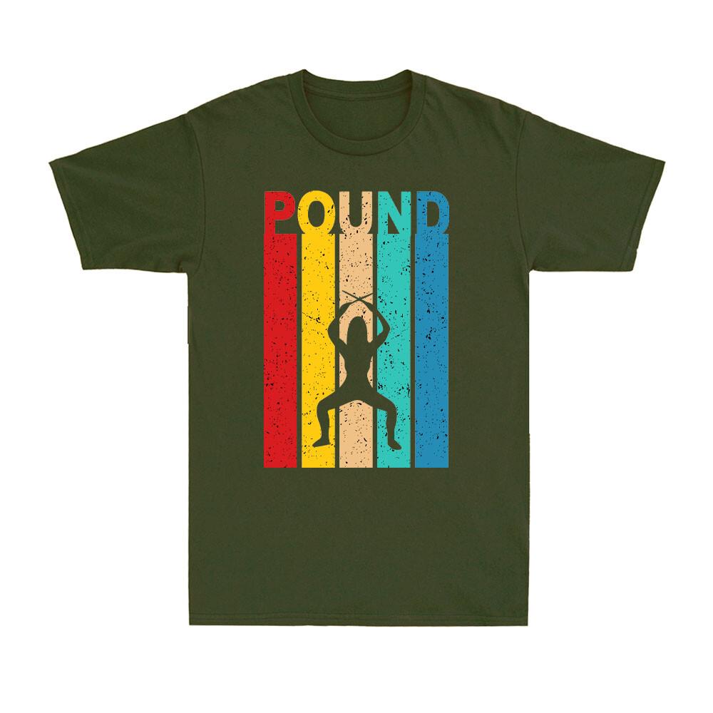Pound Workout Pound Training Sticks Fitness Vintage Unisexs Tshirt Short Sleeve
