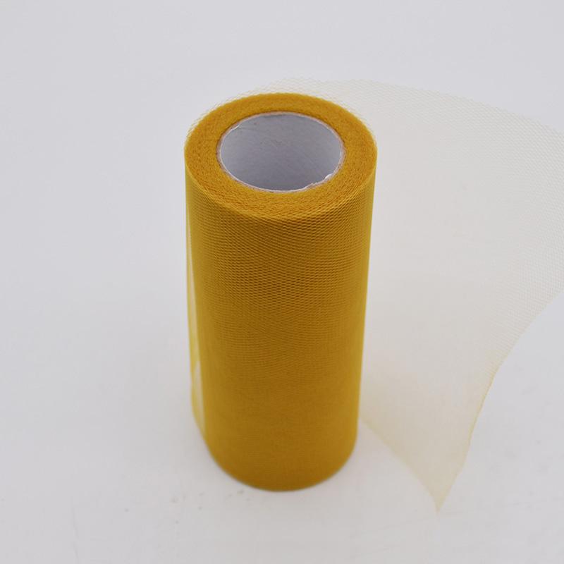 25 ярдов/партия 6 дюймов рулон тюля для свадебного украшения пачка катушка ремесло день рождения вечеринка детский душ свадебный декор принадлежности