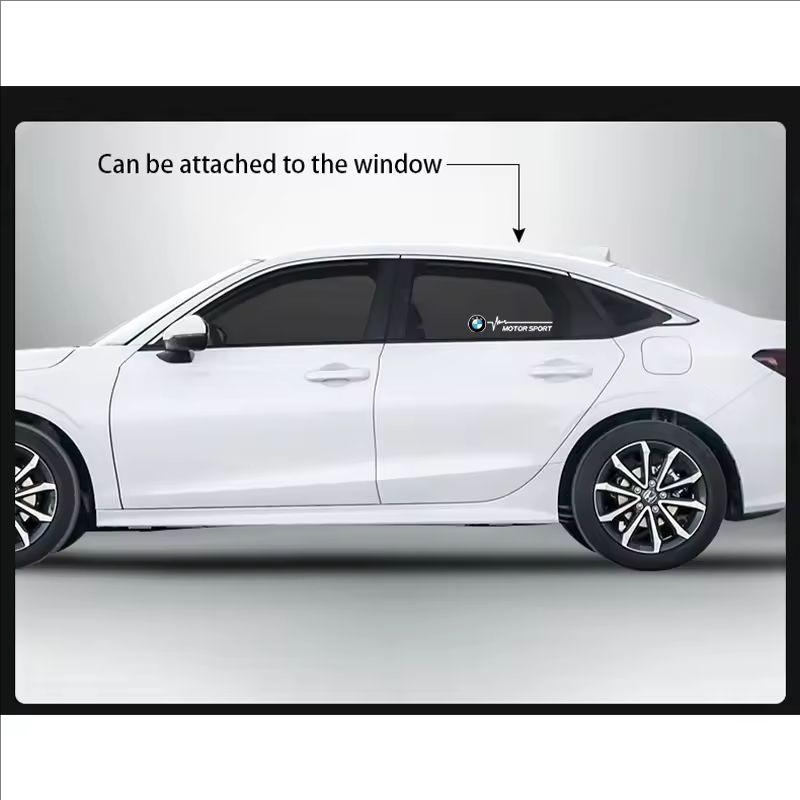 CTCE1 2Pcs Car Side Window Stickers Decals Accessories For BMW F30 F20 F10 F31 F11 F34 F01 F07 F12 F18 F32 F33 F35 F45 F46 F82 F85 G20