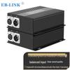 EB-LINK Сбалансированный аудио оптоволоконный приемопередатчик с XLR