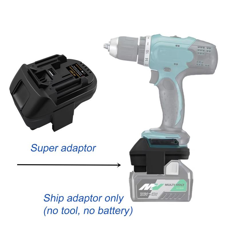 HK18MT Battery Adapter for Hitachi/HIKOKI 18V/36V Li-ion Batteries Converting To for Makita 18V Li-ion Battery Power Tools Drill