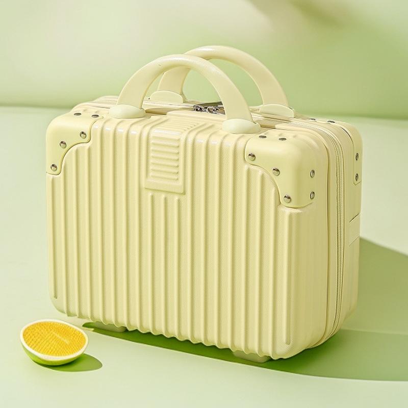 Customized 14-Inch Mini Makeup Case with Combination Lock – Portable Travel Handbag