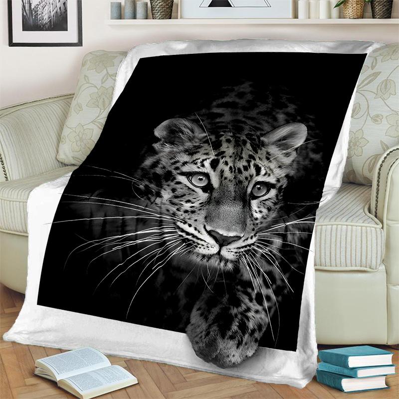 Одеяло с рисунком зверя, леопарда, гепарда, мягкое одеяло для дома, спальни, кровати, дивана, пикника, путешествия, офиса, одеяло, детское одеяло