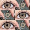 1 Pair Fashion Brown Colored Lenses Gray Lenses Blue Eye Lens High Quality Cosmetics Green Contacts Black Lens Yearly