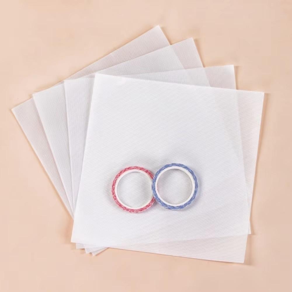 4PCS Light Transmission Ironing Sheets for Fuse Beads Melting Beads Baking Cloth Fusion Beading