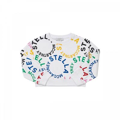 Stella Mccartney Tt4c30 Z1333 100mc Разноцветный Детский Свитшот с Круглым Логотипом