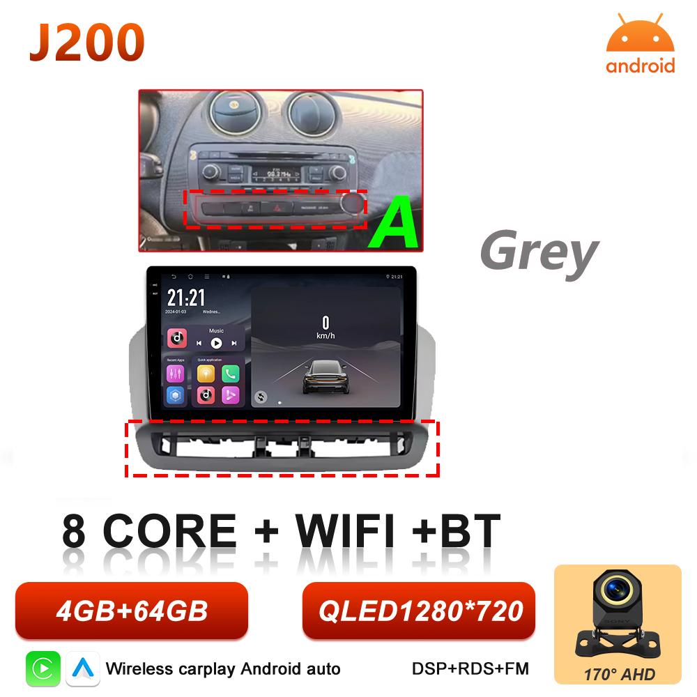 Автомагнитола Android Auto для Seat Ibiza MK4 6J 2009 2010 2012 2013 2014 2015 Carplay Мультимедийный Видео Плеер Стерео Навигация GPS