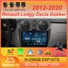 Android 14 Carplay Auto WIFI+4G For Renault Lodgy Dacia Dokker 2012-2020 Car Radio Multimedia Video Player Navigation GPS Stereo