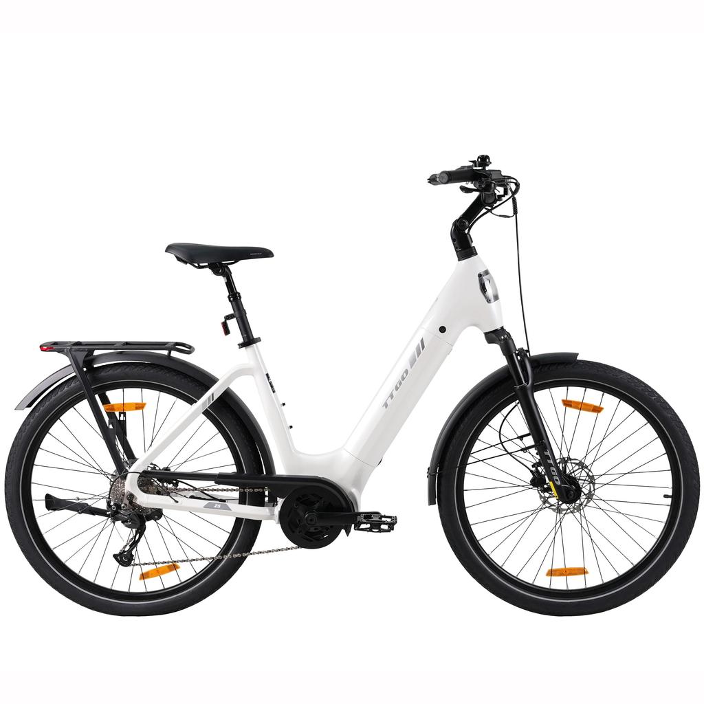 TTGO Z5 Urban Commuting Electric Bicycle With TowSeat 27.5 inch Wide Tires 36V20Ah Battery Outdoor Riding 250W Motor E- Mountain Bike For Adult