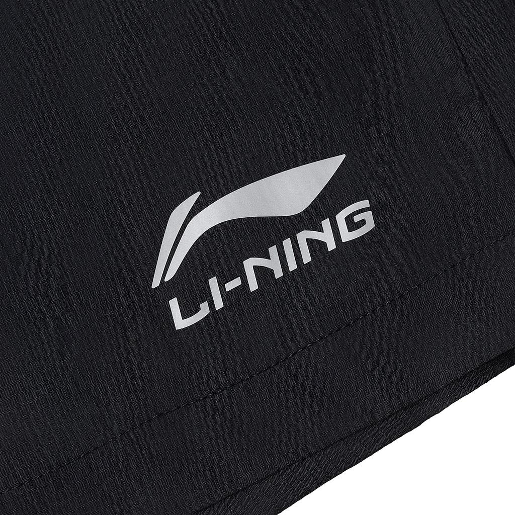 Li Ning Серия Футбольная Соревновательный Тренировочный Фитнес Бег Быстросохнущий Дышащий Повседневный Спортивный Костюм Мужской костюм Серый Черный YATW081-3