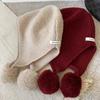 Women's 100% Wool Hat for Autumn & Winter - Warm, Knit, and Face-Flattering Design
