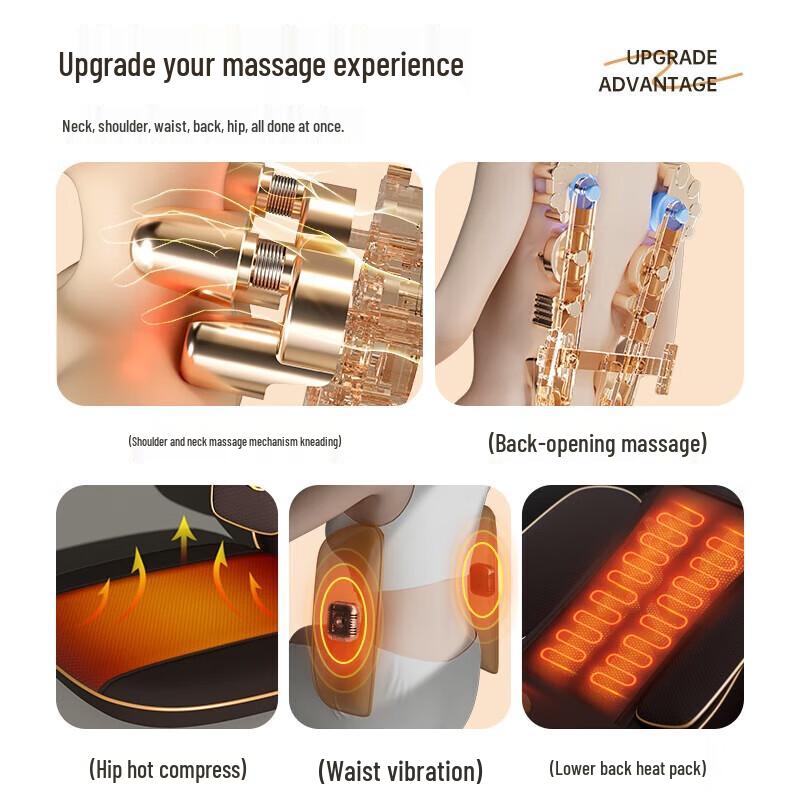 AUX Multifunction Full-Body Massage Cushion