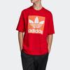 Adidas Originals Oversized Trefoil Tee Men Tops Red FK9991