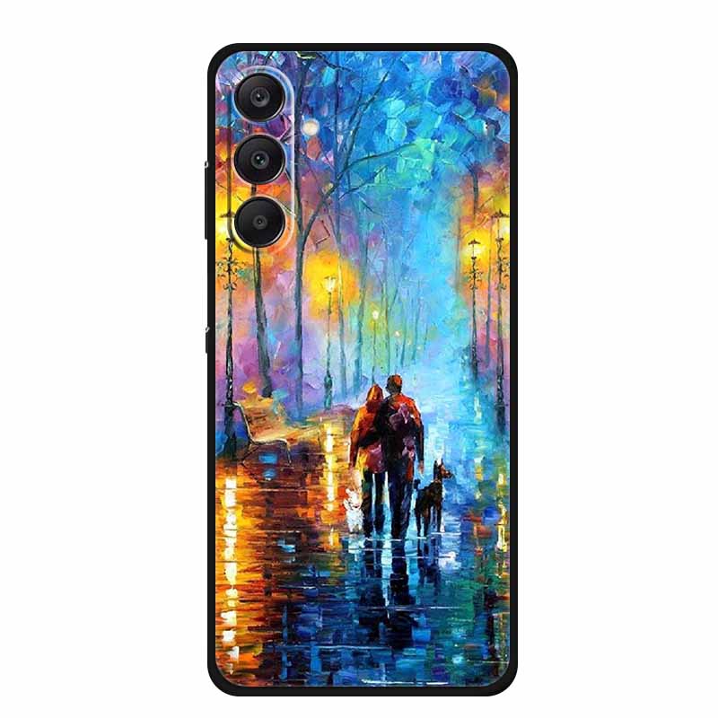 Чехол для Samsung Galaxy A36 5G Мягкий силиконовый чехол Черный бампер ТПУ Чехлы для телефона Для Samsung A36 Чехол A 36 5G Funda Задняя крышка
