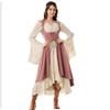 Women's Renaissance Costume, Lower Bust, Pirate, Farmer, High and Low Dress with Mouth